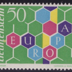 ST-211=LIECHTENSTEIN 1960-EUROPA-Timbru nestampliat in stare foarte buna,MNH