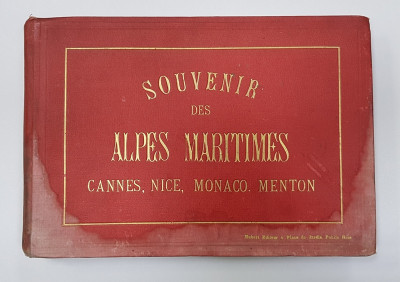 SOUVENIR DES ALPES MARITIMES CANNES, NICE, MONACO. MENTON, ALBUM FOTOGRAFII foto