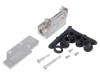 Carcasa D-Sub Ecranata Profil Jos MH CONNECTORS 90 Grade Metal pentru Conectori 15pin HD 26pin