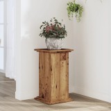 VidaXL Suport de plante, lemn vechi, 33x33x60 cm, lemn prelucrat