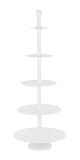 Platou supraetajat metal alb Ridhi 61x159 cm