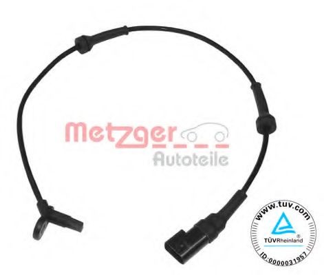 Senzor ABS / turatie roata FORD FOCUS Limuzina (DFW) (1999 - 2007) METZGER 0900024