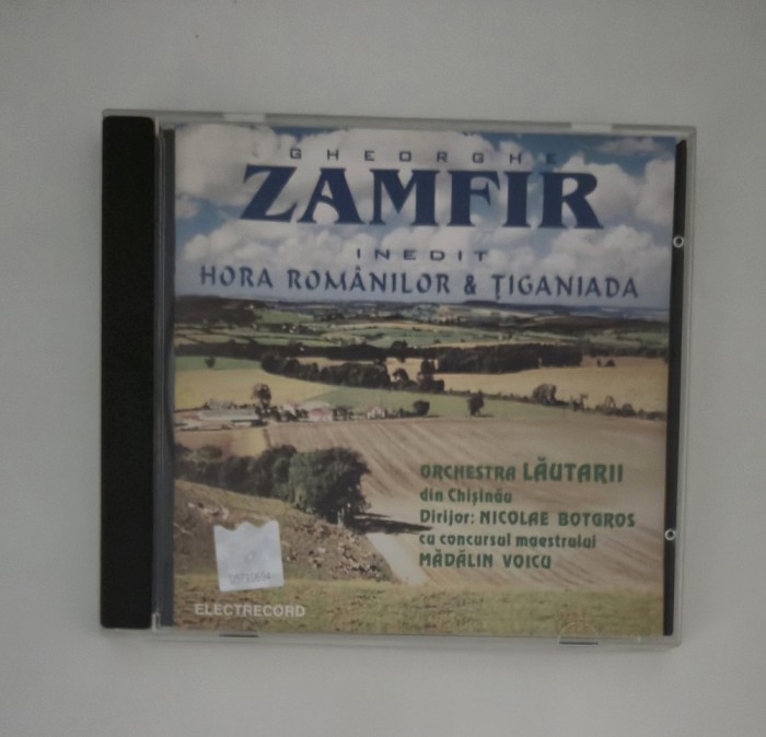 Cd Audio Gheorghe Zamfir inedit Hora romanilor / Tiganiada