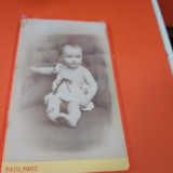 Cumpara ieftin FOTO COPIL MIC 1894 VECHI PE CARTON GROS 10 7 CM DE COLECTIE RARA!!!