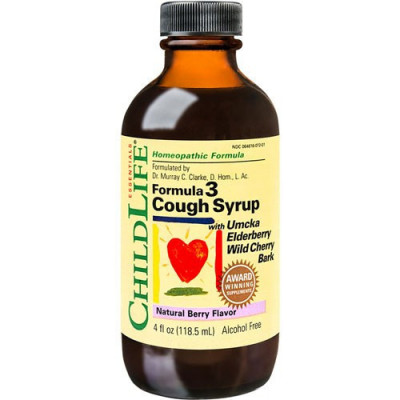 Sirop de tuse Cough Syrup, 118.50ml (gust de fructe), ChildLife foto