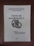 Teste de informatica - Claudia Botez