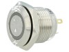 Comutator anti-vandalism SPST-NO 2A/36VDC IP65 albă