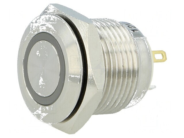 Comutator anti-vandalism SPST-NO 2A/36VDC IP65 albă