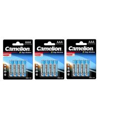 Set 12 Baterii Ultra Alkaline LR03, AAA,1.5V, Camelion