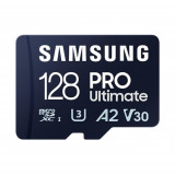 Card de memorie Samsung PRO Ultimate microSDXC UHS-I U3, V30, A2 + Adaptor USB