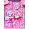 Set Păpuși Model cu Copil, Carucior, Accesorii și Haine, 3+ Ani, Multicolor