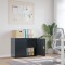 Gossi fiset, antracit, 90x40x70 cm, otel