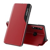 Husa Huawei P30 Lite Eco Leather View flip tip carte, rosu