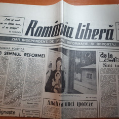 ziarul romania libera 8-9 iulie 1990-cupa mondiala -r.f. Germania -Argentina