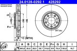 ATE 24.0128-0292.1 Disc frana