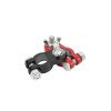 Set 2 borne din aluminiu pentru baterii, plus 19 mm si minus 17 mm, Satra