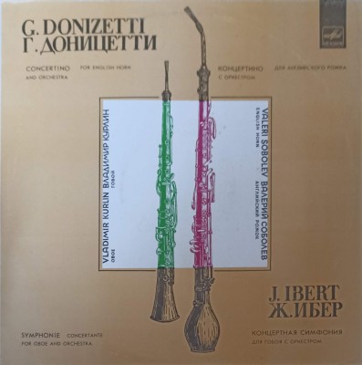 Disc vinil, LP. Symphonie Orchestrante For Oboe And Orchestra-G. DONIZETTI-218198 foto
