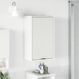 VidaXL Dulap de Baie Alb foarte lucios 39 x 23.5 x 65 cm Lemn compozit