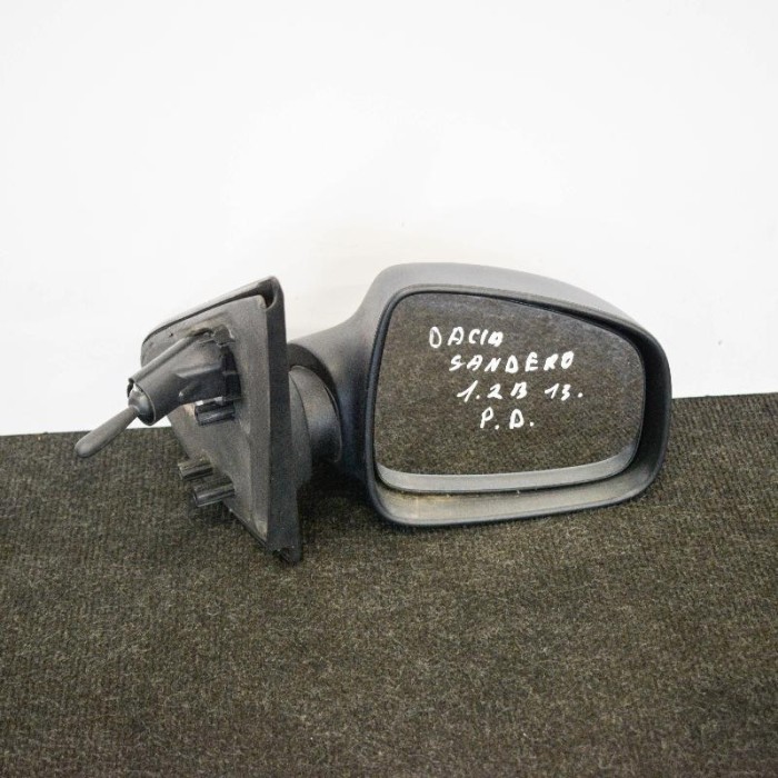 Oglinda laterală dreapta DACIA SANDERO II 2013 OEM: 963018898RE190312007E190212007 4124696