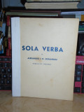 ALEXANDRU STEFANESCU - SOLA VERBA_STUDII DE LITURGICA,ISTORIE BISERICEASCA, 1940