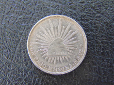 Moneda argint 1 Peso 1903 (cn120), Mexic foto