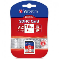 Memory Card Verbatim Premium SDHC, 16GB, Clasa 10