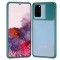 Huse siliconcu protectie camera slide Samsung Galaxy S20 Plus , S20+ , Verde