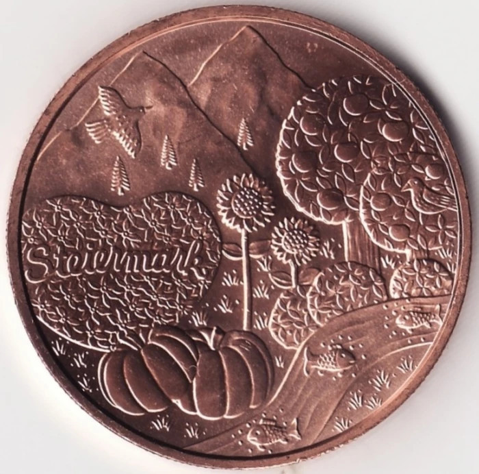 Moneda Austria - 10 Euro 2014 - Statul federal Stiria