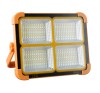 Proiector LED 500W, portabil, IP66, 336LED, cu incarcare solara sau USB, acumulatori 12000mAh