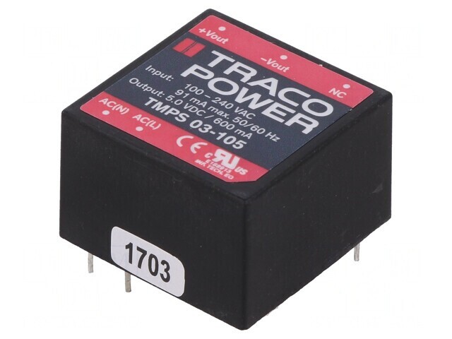 Convertor AC/DC 3W 5VDC