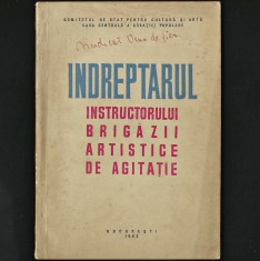 &Icirc;NDREPTARUL INSTRUCTORULUI BRIGĂZII ARTISTICE DE AGITAȚIE BRIGADĂ ARTISTICĂ 1963