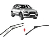 Cumpara ieftin Set 3 stergatoare AUDI Q5 Van (8RB) 2008 - 2017, pentru parbriz si luneta, Bosch Aerotwin