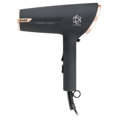 Uscator de par ZASS ZHD 20 Rose Gold, 2200W, ionizare, maner pliabil
