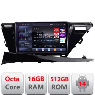 Navigatie Toyota Camry 2017-2021 V1 Android radio gps internet 8 core QLED 2K 16+512 360 Edotec CarStore Technology foto