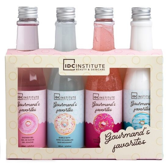 Set 4 produse de ingrijire corporala Gourmand&#039;s Favourites Bottles, 12176, IDC Institute