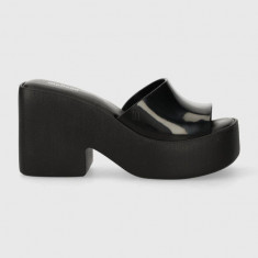 Melissa papuci MELISSA POSH AD femei, culoarea negru, toc pana, M.35702.Q082