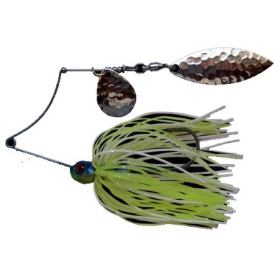 SPINNERBAIT BERTILURE Shallow Killer Colorado-Salcie, 7g, Culoare White-Chartreuse foto