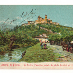 CPIB 16769 CARTE POSTALA - DINTORNI DI FIRENZE - LA CERTOSA FIORENTINA, 1906