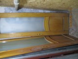 Foaie ușă din lemn masiv de stejar - culoare naturală