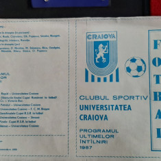 Pliant program U Craiova 1987
