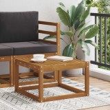 vidaXL Masă de exterior Lemn Solid de Acacia natural 59 x 59 x 37 cm 900447