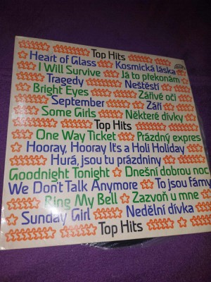 Disc vinil/vinyl LP TOP HITS SUPRAPHON RING MY BELL I WILL SURVIVE SCHALLPLATTEN foto