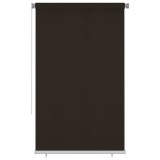 Cumpara ieftin Jaluzea tip rulou de exterior, maro, 140x230 cm, HDPE