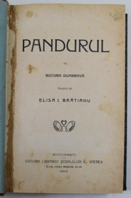 PANDURUL de BUCURA DUMBRAVA , 1912 foto