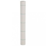 VidaXL Membrană antiburuieni, alb, 1x150 m, PP