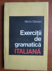 Maria Oprean - Exercitii de gramatica italiana foto