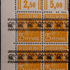 Germania, 1948, Zona de ocupatie Anglo-Americana ,Michel 45 I WOR