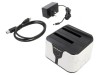 Staţie de andocare USB 3.0 neagră