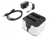 Staţie de andocare USB 3.0 neagră