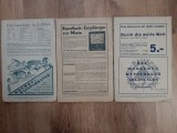 Lot 3 reviste vechi Kosmos Germania 1932 limba germana interbelice Reich